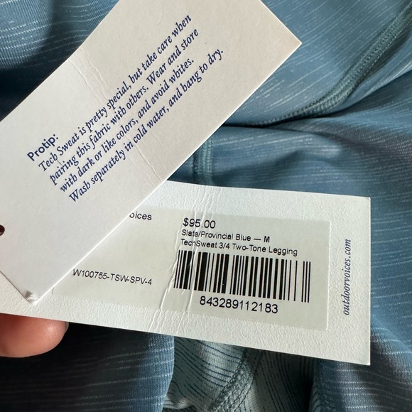 Outdoor voices tech sweat 3/4 leggings - Picture 3 of 5